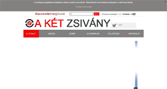 Desktop Screenshot of aketzsivany.hu